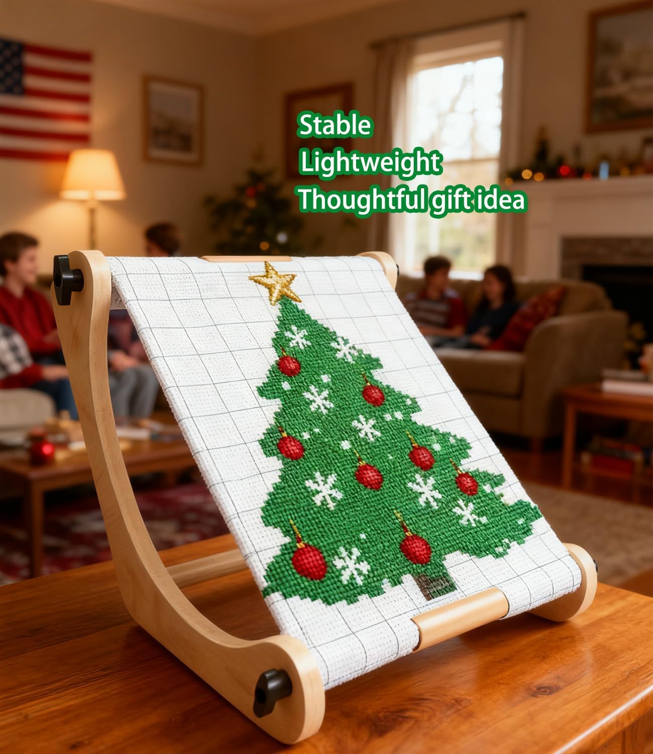 Adjustable Embroidery Hoop Table Stand Holder Needlepoint Stretcher Bars Scroll Frame Cross Stitch Stand Lab Supplies
