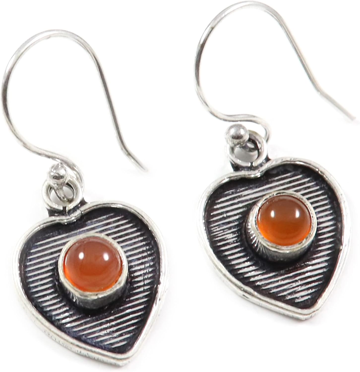 Goyal Exports 925 Sterling Lapis Lazuli Red Jasper Blue Topaz Faceted Carnelian Gemstone Silver Drop Dangle Earring Jewelry SEG157