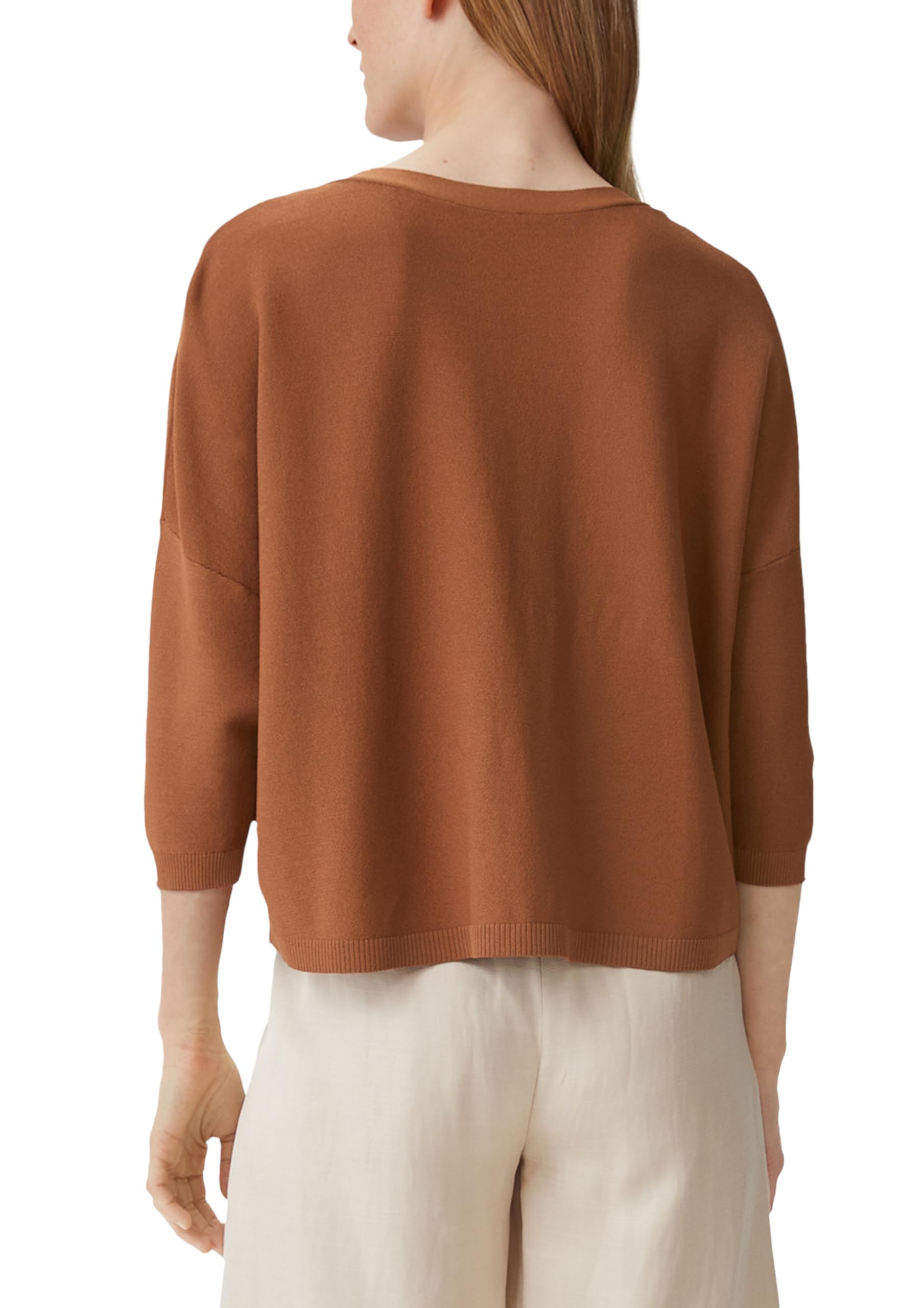 Comma Damen Sweater 2137573 8757 Brown S