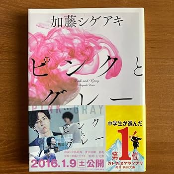 Amazon.co.jp: 加藤シゲアキ ピンクとグレー 文庫本 帯 : おもちゃ