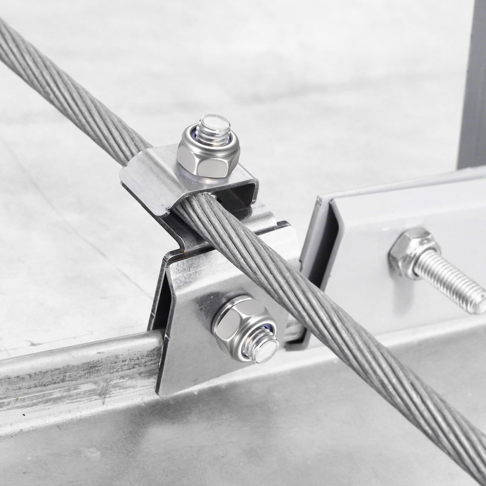Dadi esagonali in acciaio inox, set di dadi autobloccanti, dadi di bloccaggio per viti, barra filettata, M2, M3, M4, M5, M6, M8, M10, M12, set di dadi in acciaio inox