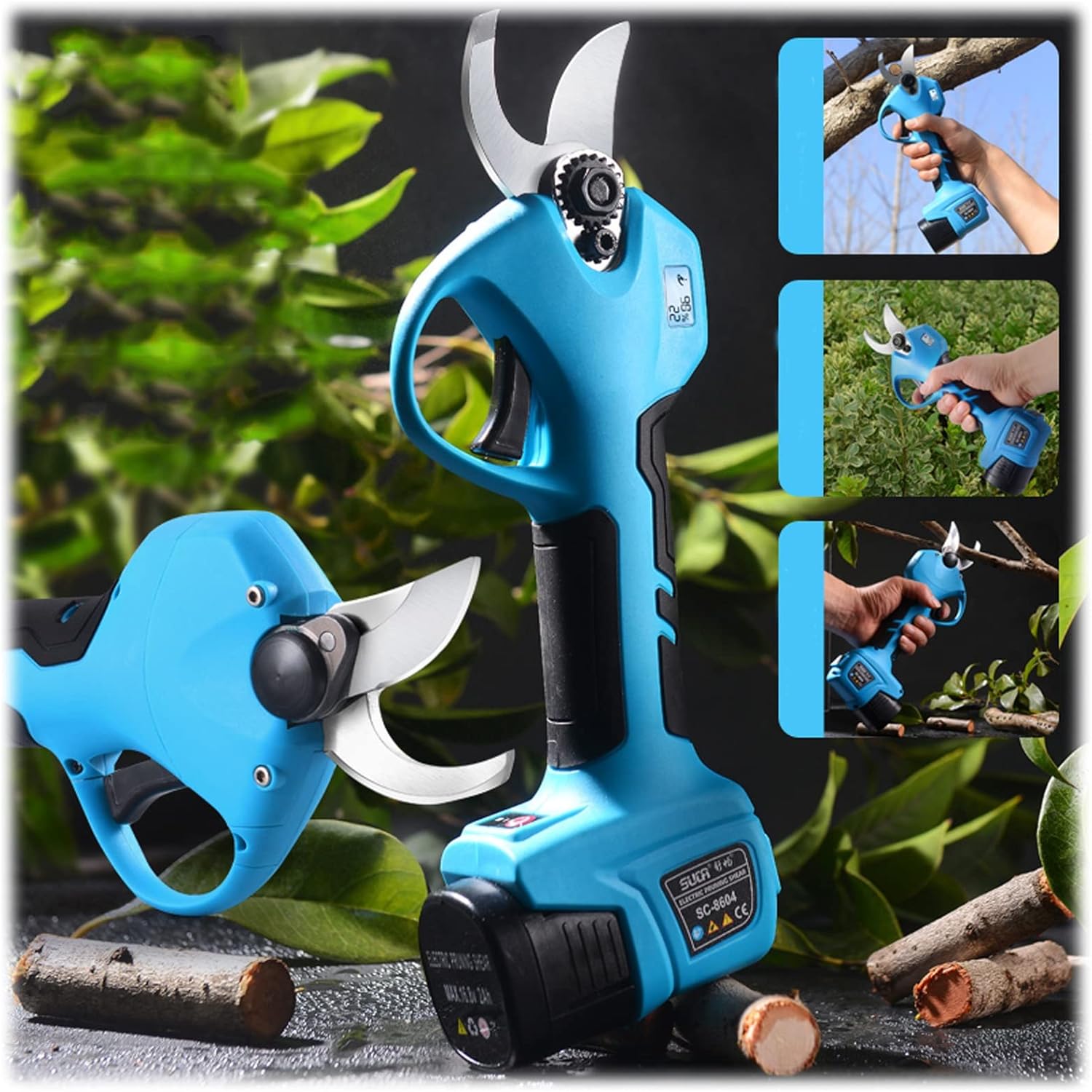 Amazon.co.jp Electric Branch Cutting Shears, Cordless Rechargeable