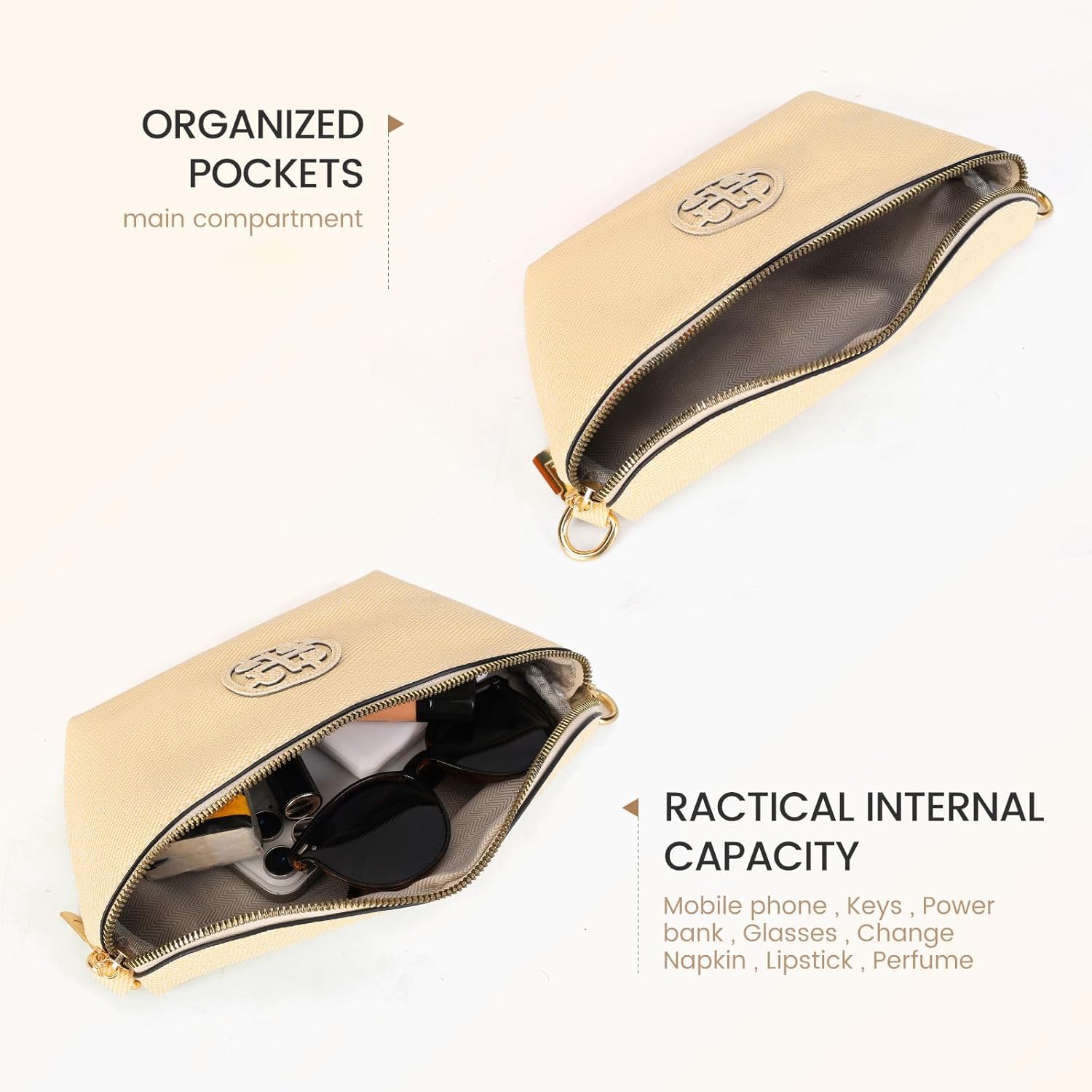 Fashion Waist Packs, Crossbody Fanny Packs for Women Leather Sling Bag Trendy Boho Chest Bags with Adjustable Shoulder Strap Belt Bag for Travel, Gym, Hiking, Cycling - Image 7