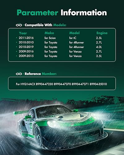 Miniatura 2 de SCITOO 1 llavero remoto de entrada sin llave de repuesto para llave de automóvil sin cortar para Toyota 4Runner 2010-2019 para Scion tC 2011-2016