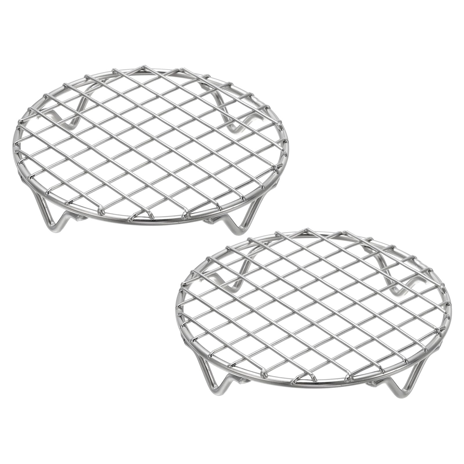 Soporte de acero inoxidable para enlatado y cocinar al vapor en ollas redondas