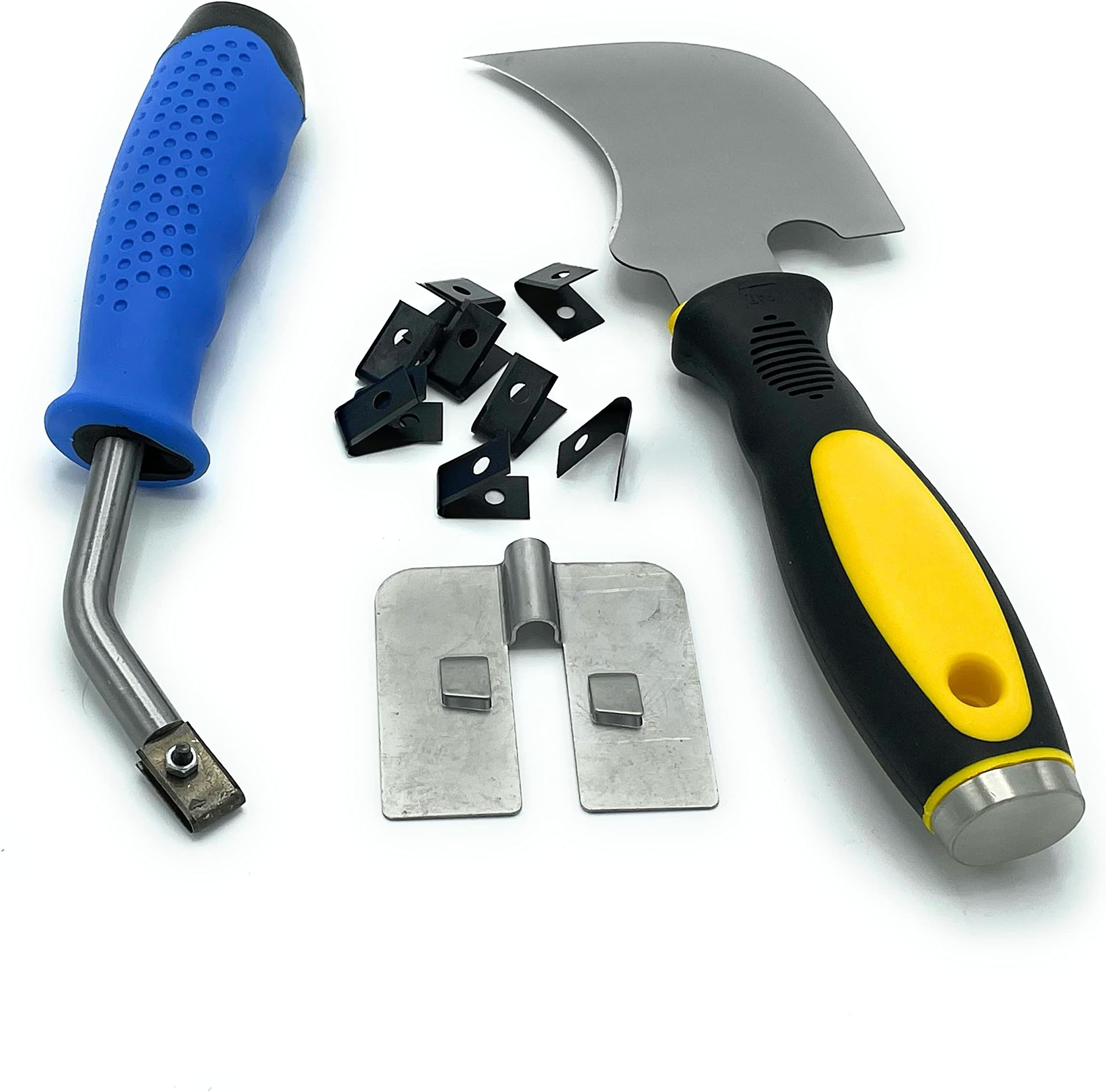 CCA Vinyl Floor P U Grooving and Welding Tool kit, Complete with Stainless Steel Guide Sledge for Seaming Linoleum