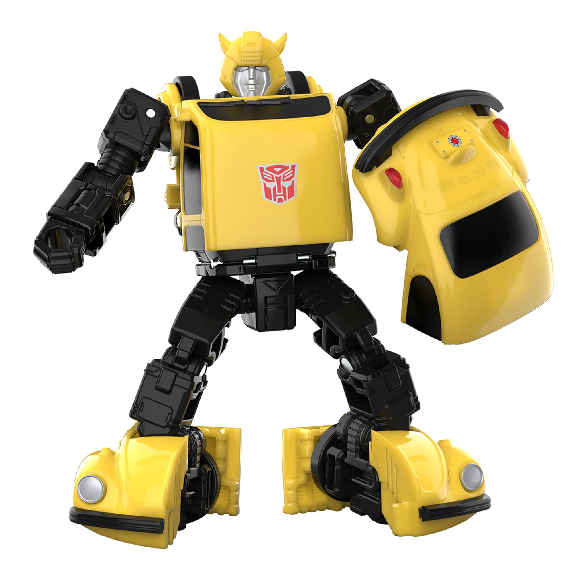 Transformers Toys Retro G1 Autobot Bumblebee Toy 12.7-cm Action Figure, Multi-coloured, 12.7 cm (5 inches)
