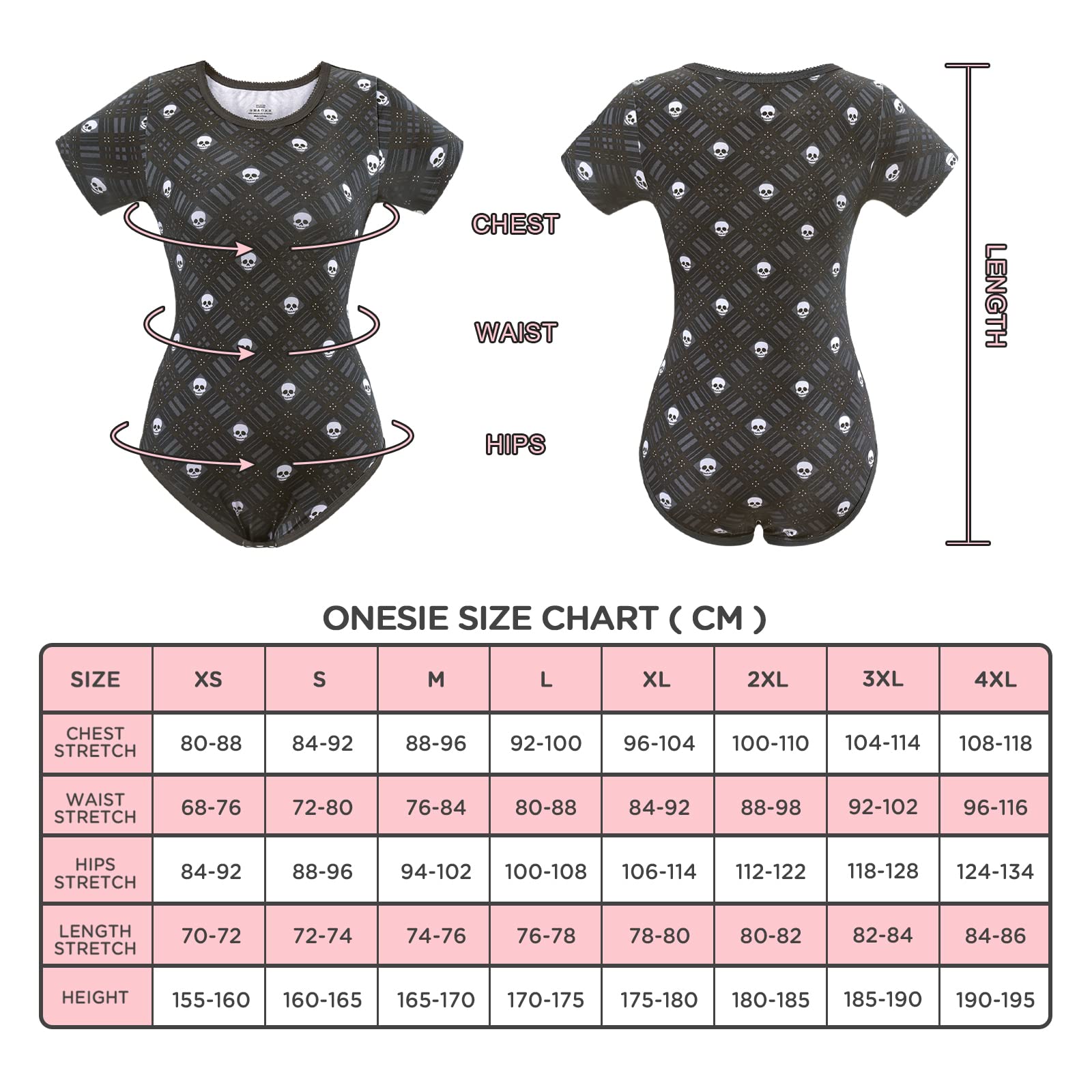 LittleForBig Bawełniany śpioszki Onesie Piżama Bodysuit- Baby Kokardki Bodysuit