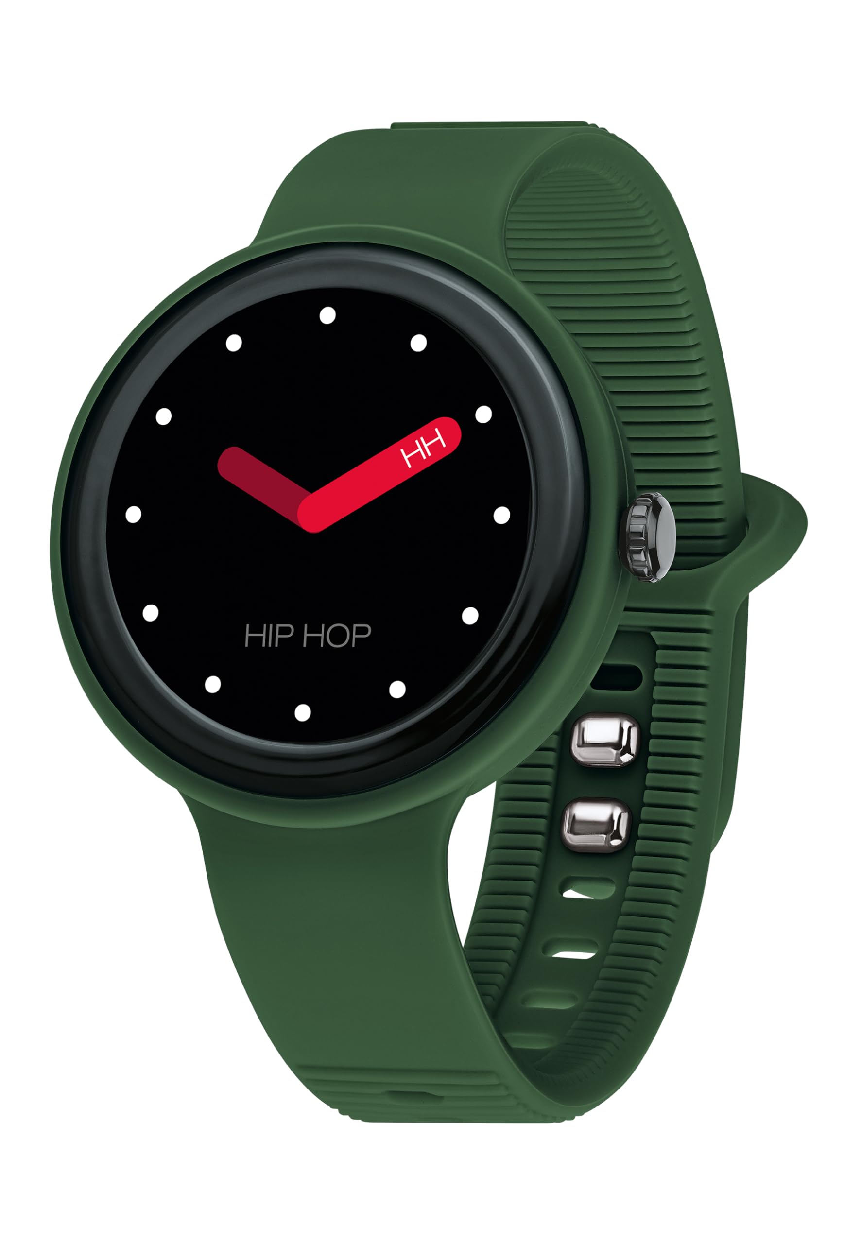 HIP HOP, Hero.NEXT Smartwatch męski z 2 wymiennymi silikonowymi paskami, inteligentny zegarek z wyświetlaczem 1,09 cala, Bluetooth 5.0, funkcje zdrowotne i sportowe, kompatybilny z iOS i Androidem
