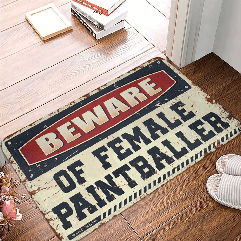 Paillasson d'entrée d'intérieur amusant 50x80 cm pour éviter les sols sales avec humour