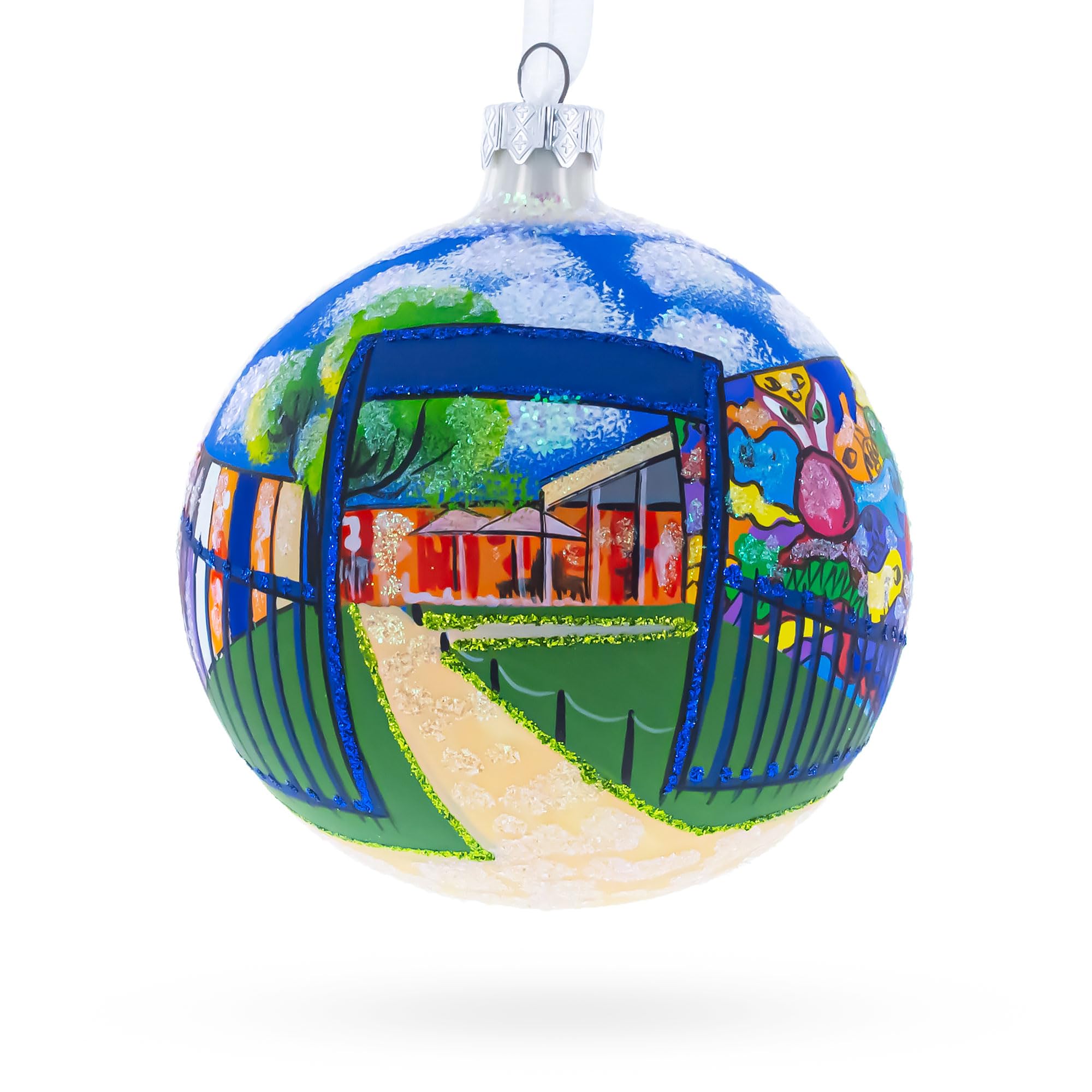 Boule de verre Wynwood Walls Miami cadeau Noël original