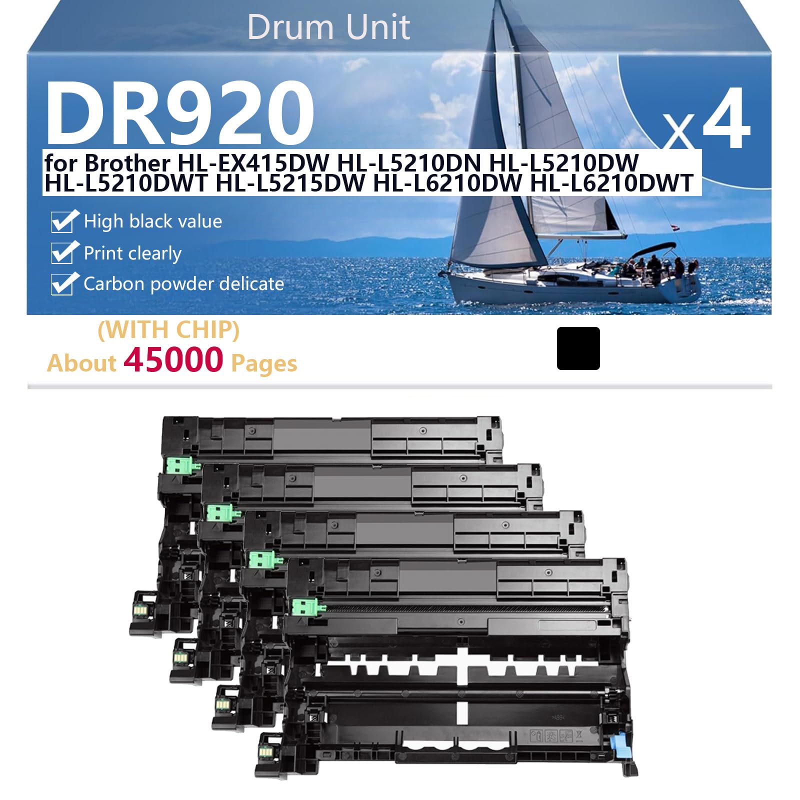 DR920 Unità Tamburo ad alta Capacità Compatibile per Brother HL-EX415DW