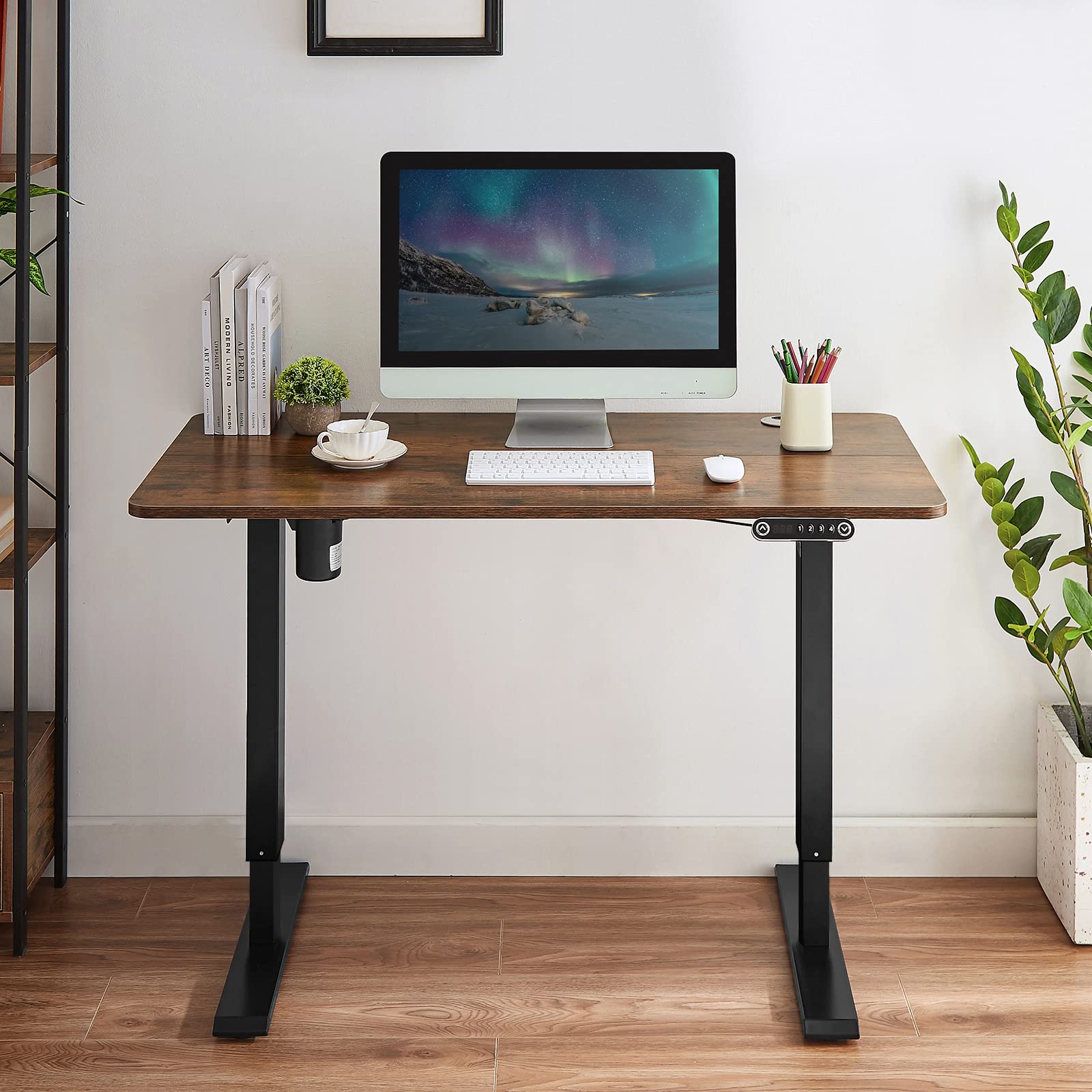 Buy Lecut 47" Electric Height Adjustable Standing Desk with 4 PreSet