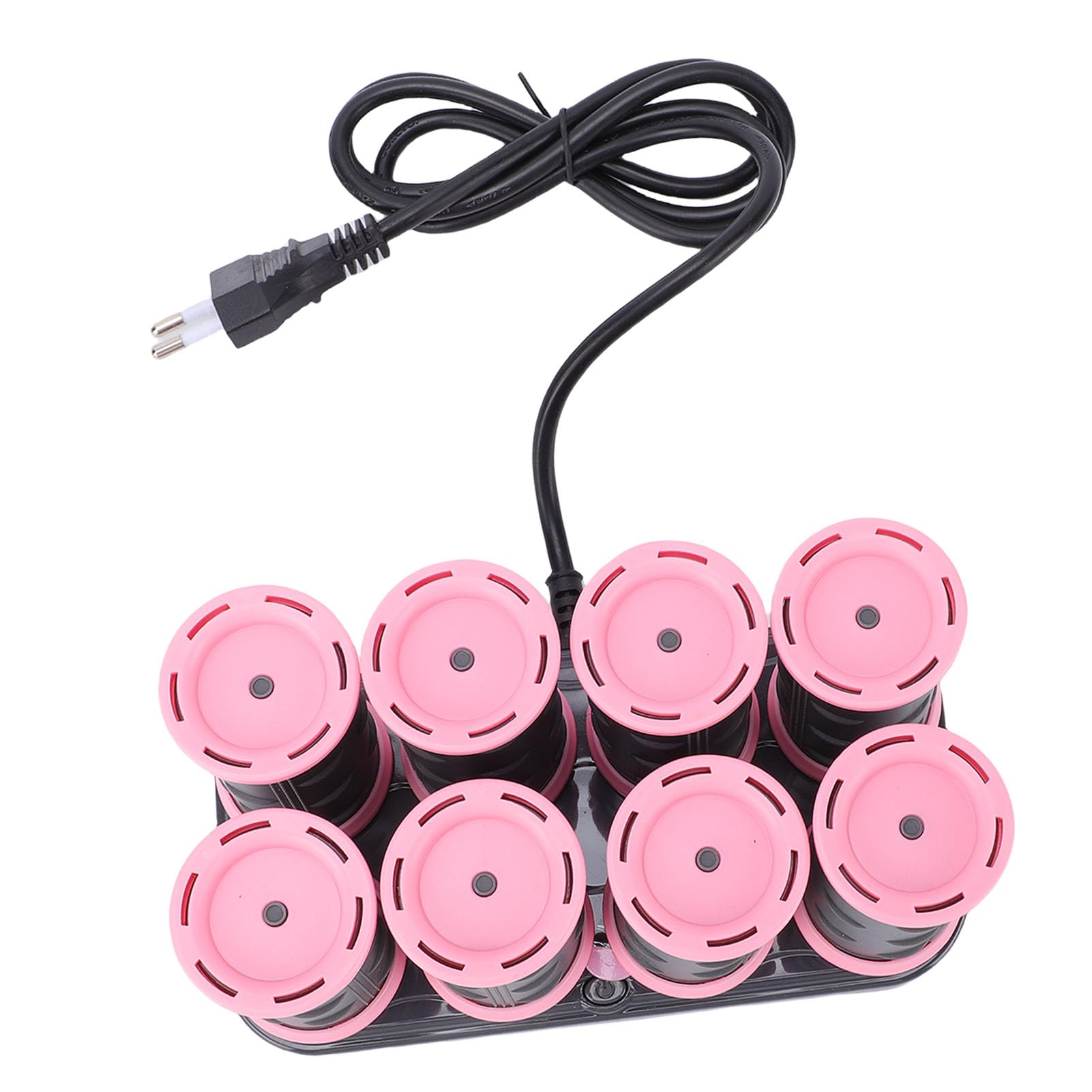 Kit de 8 Rodillos de Pelo Calentados de 35 mm: Rodillos Calientes Eléctricos de Calentamiento Rápido para Rizos Duraderos, Peinado de Salón en Casa, Herramienta de Peinado Fácil de Usar con