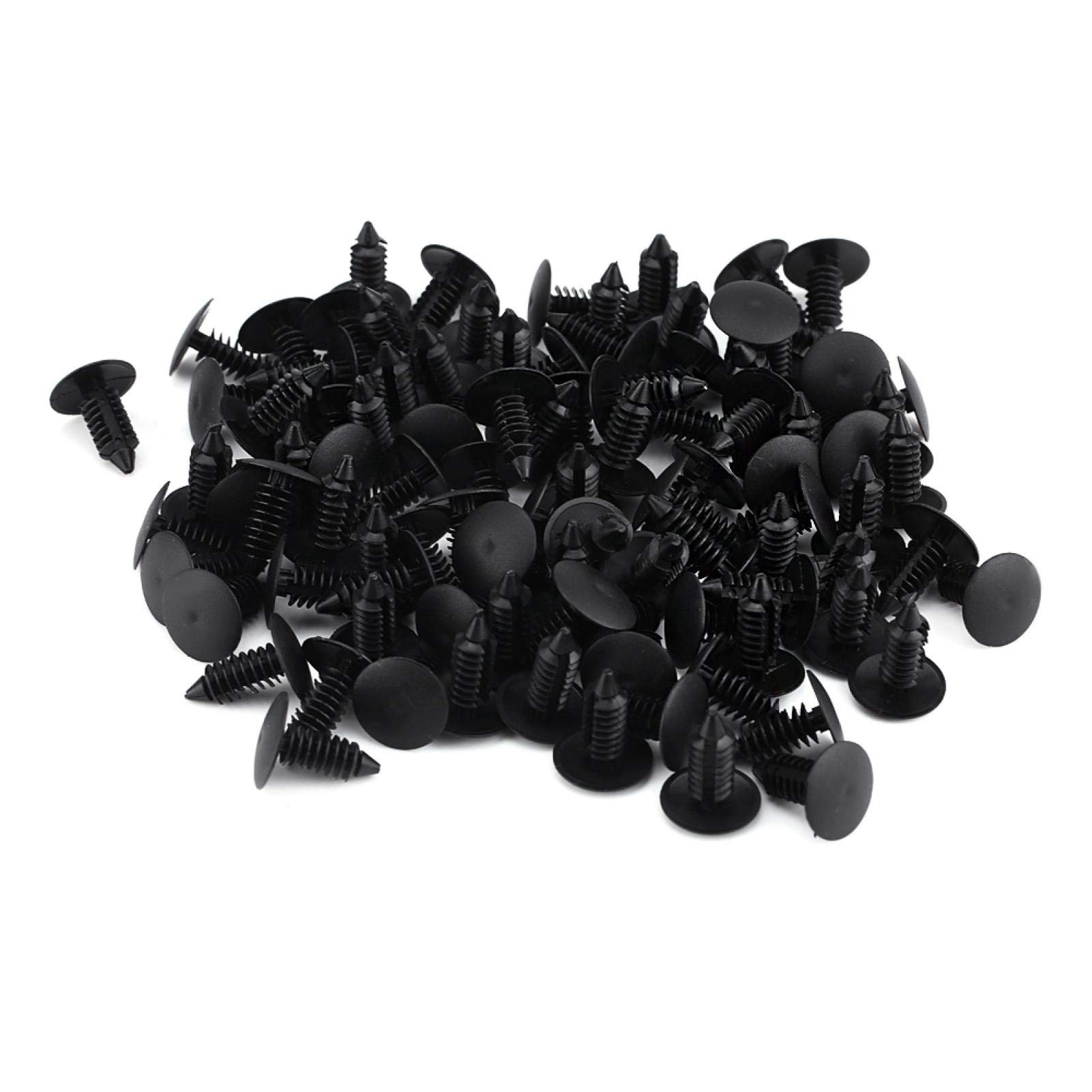 100 PZ Clips Plastico Clip per Pannello Porta Paraurti Trim Pannello Clip Clip di Fissaggio Auto Paraurti Clip per Rivetti Rivetti Plastica Carrozzeria Clip Fissaggio del Paraurti Panel Retainer Clip