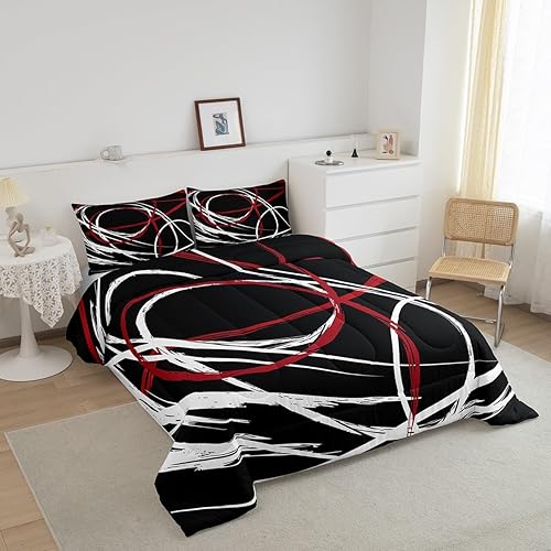 Miniatura 164 de Castle Fairy Juego de edredón de Halloween tamaño individual, juego de ropa de cama con estampado de animales de murciélagos negros para niños