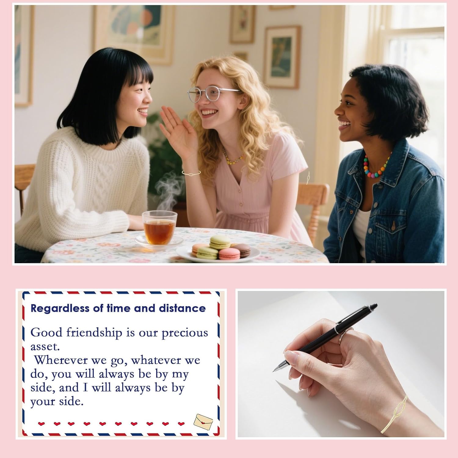 Friendship Gifts for Women Best Friend Birthday Gifts for Women Knot Bracelet for Friendship Gifts for Best Friend Women - Image 7