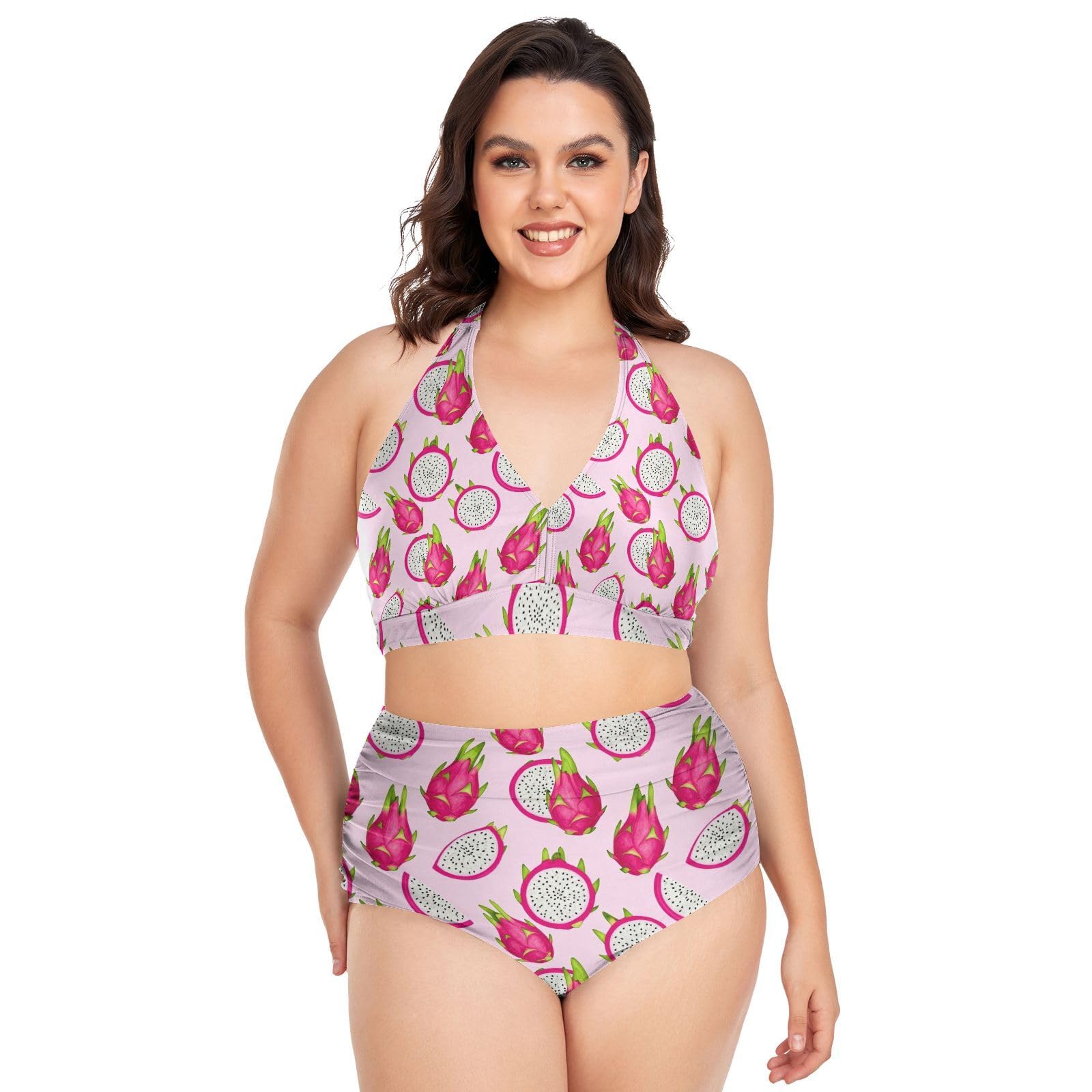 FRODOTGV Costumi da bagno donna taglie forti L-4XL