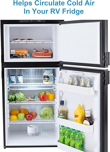 Miniatura 6 de Ventilador de refrigerador de autocaravana, bajo ruido, motor de 3000 RPM para una circulación eficiente del aire frío interno del refrigerador de