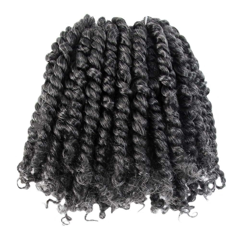 KAVSORAPI Pre-Twisted Passion Twist Crochet Hair, 8-Pack