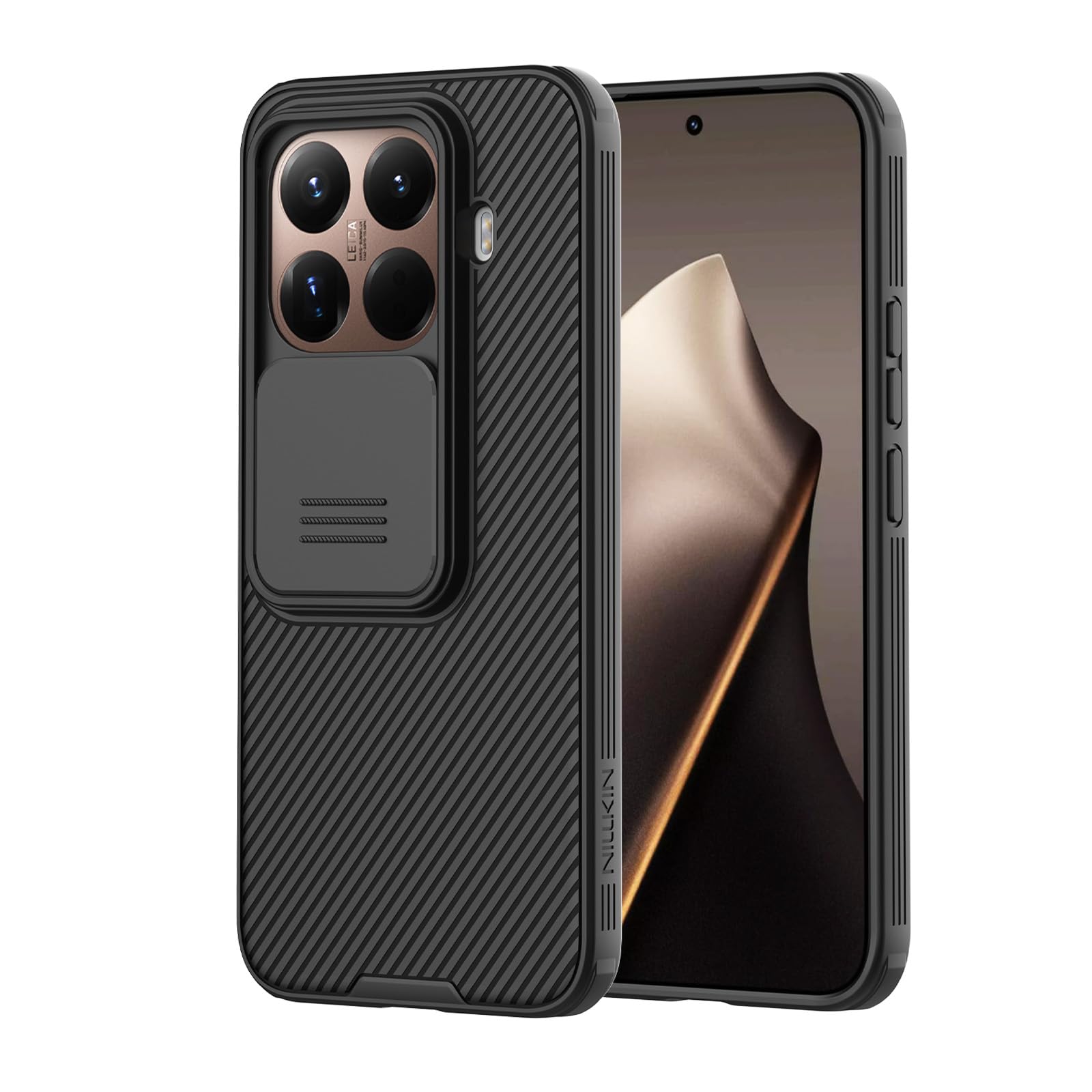 FNTCASE voor Samsung A14 telefoonhoesje: dubbellaags schokbestendig valbeschermend hoesje