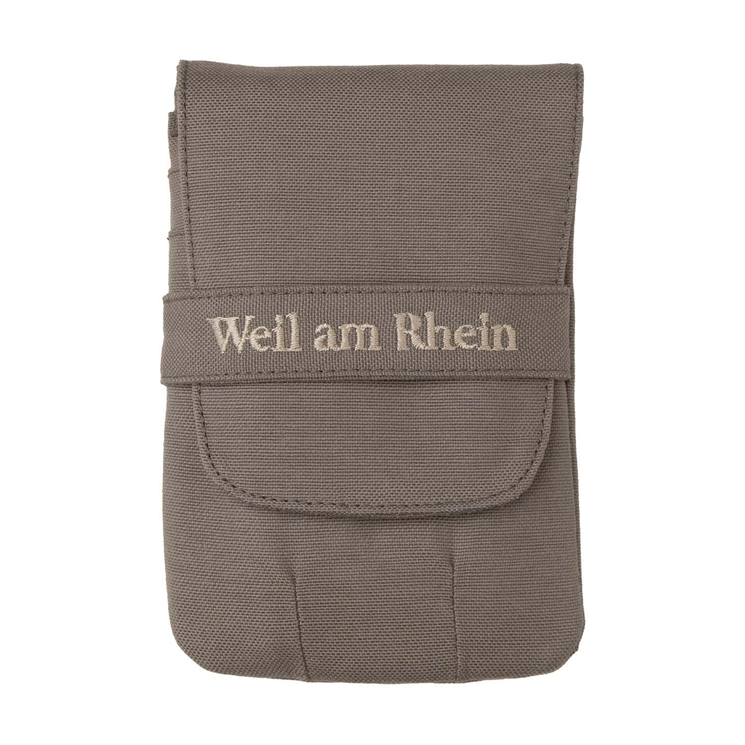 Weil am Rhein Triple Plus Series Pen Case with Notebook, Water and Ink Repellent Fabric, Gift Boxed, Ideal for Everyday Use or Gifting (Taupe)