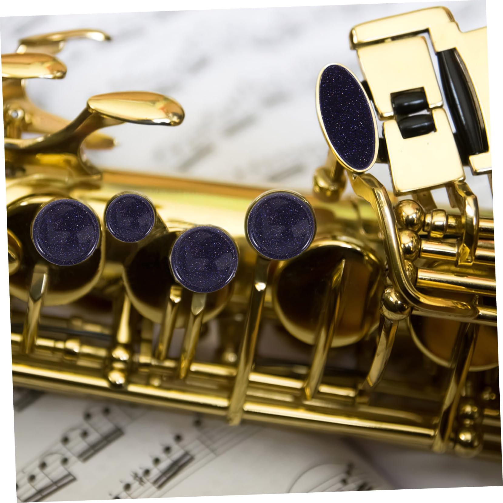 新品未使用タグ付】 ORGUE／gold button knit 【Sax】 gold button knit