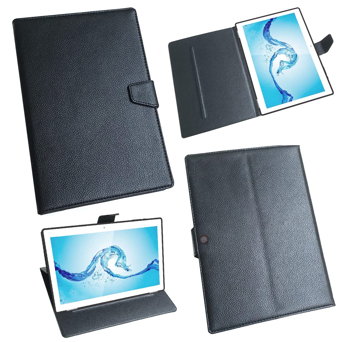 Zaoma PU Leather Flip Flap Case for Acer One 10 T8-129L 10 inch Tablet - Black (B0B6VW8NYZ) Amazon Price History, Amazon Price Tracker