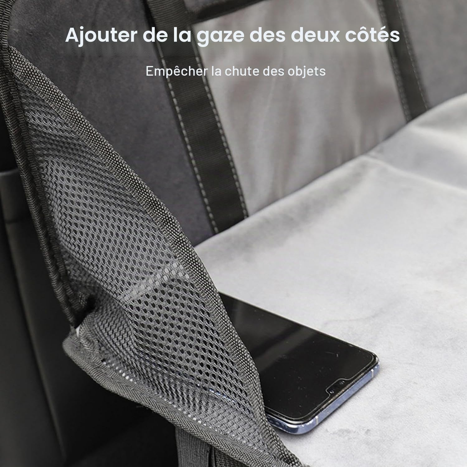 Non-Gonflable Matelas de Voiture pour Renault Clio 5 Door Hatchback 2013-2019, Augmente l'espace de lit, Accessoires de Matelas pour SUV avec Coffre Plat,B-Grey