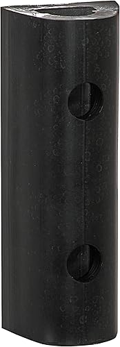 Miniatura 1 de Buyers Products D312 - Parachoques de goma extruido en forma de D, 3 x 3 x 12, 2 agujeros, protección para camiones y remolques, parachoques de