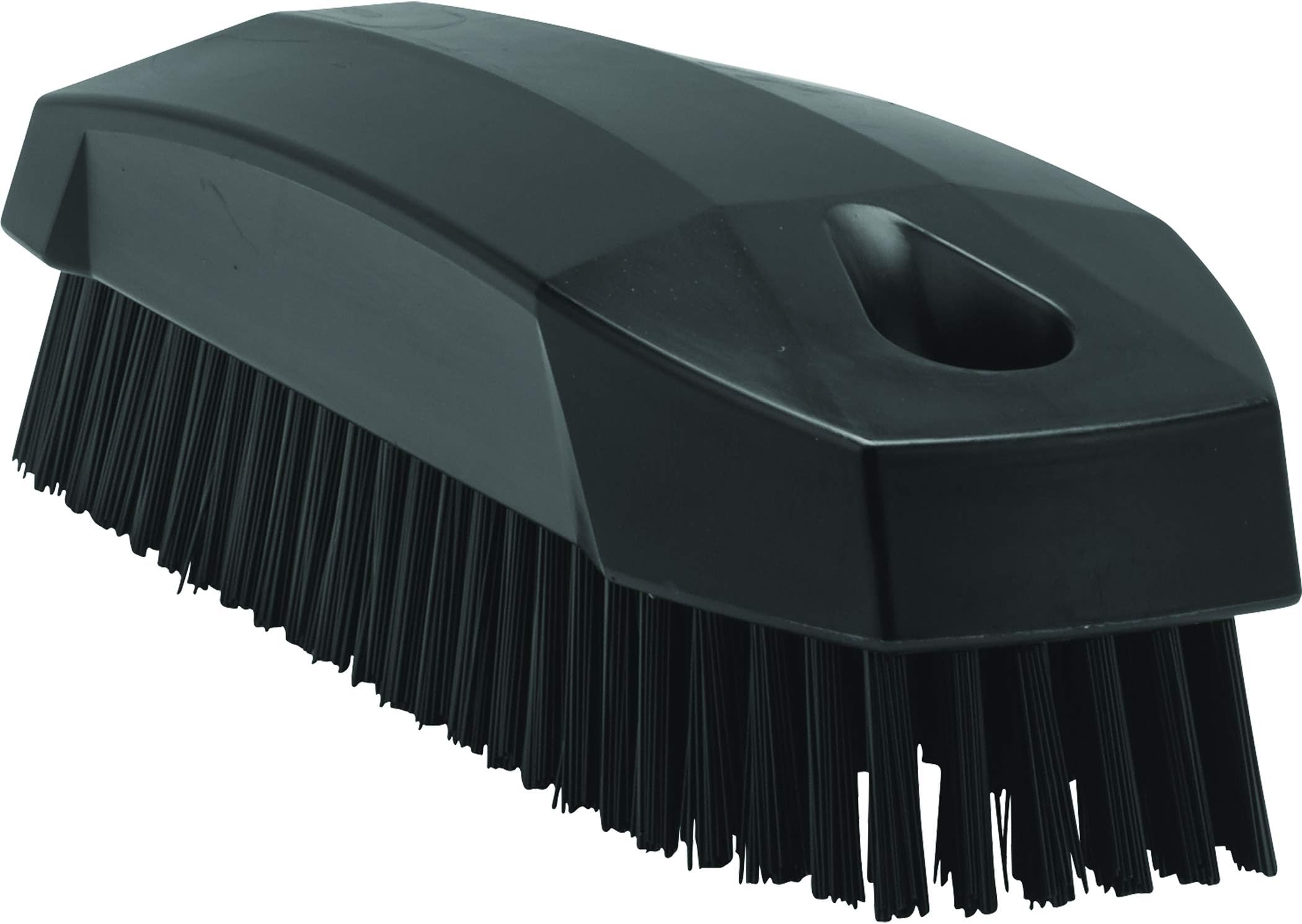 64409 Brush,Nail,Stiff,PP/PBT,Black