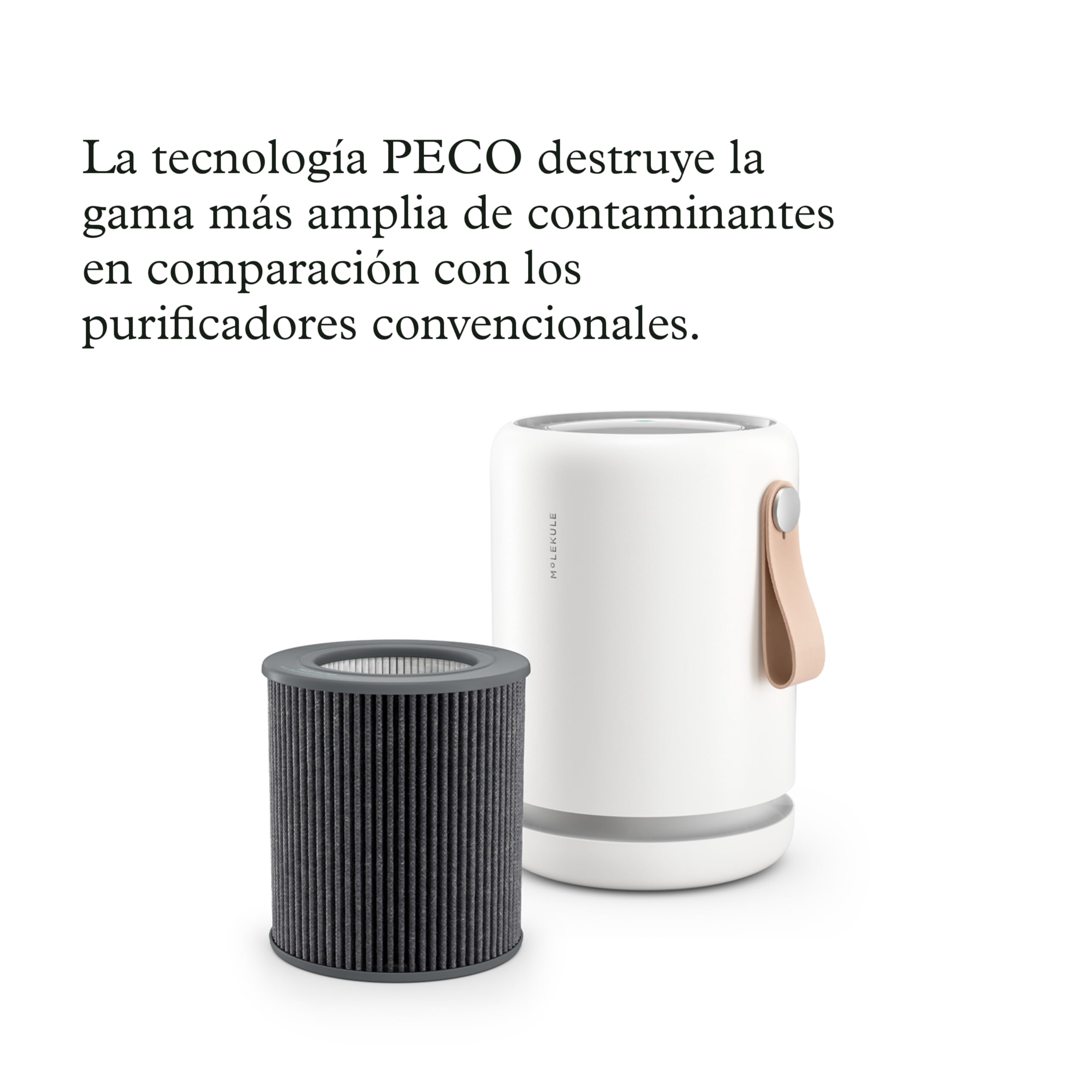 Molekule Filtro PECO para Purificadores de Aire Mini y Mini+ - Filtro de Reemplazo, Destruye Virus, COV, Alérgenos, Bacterias, Moho, Humo - Nanotecnología Avanzada, Reemplazo cada 6 Meses