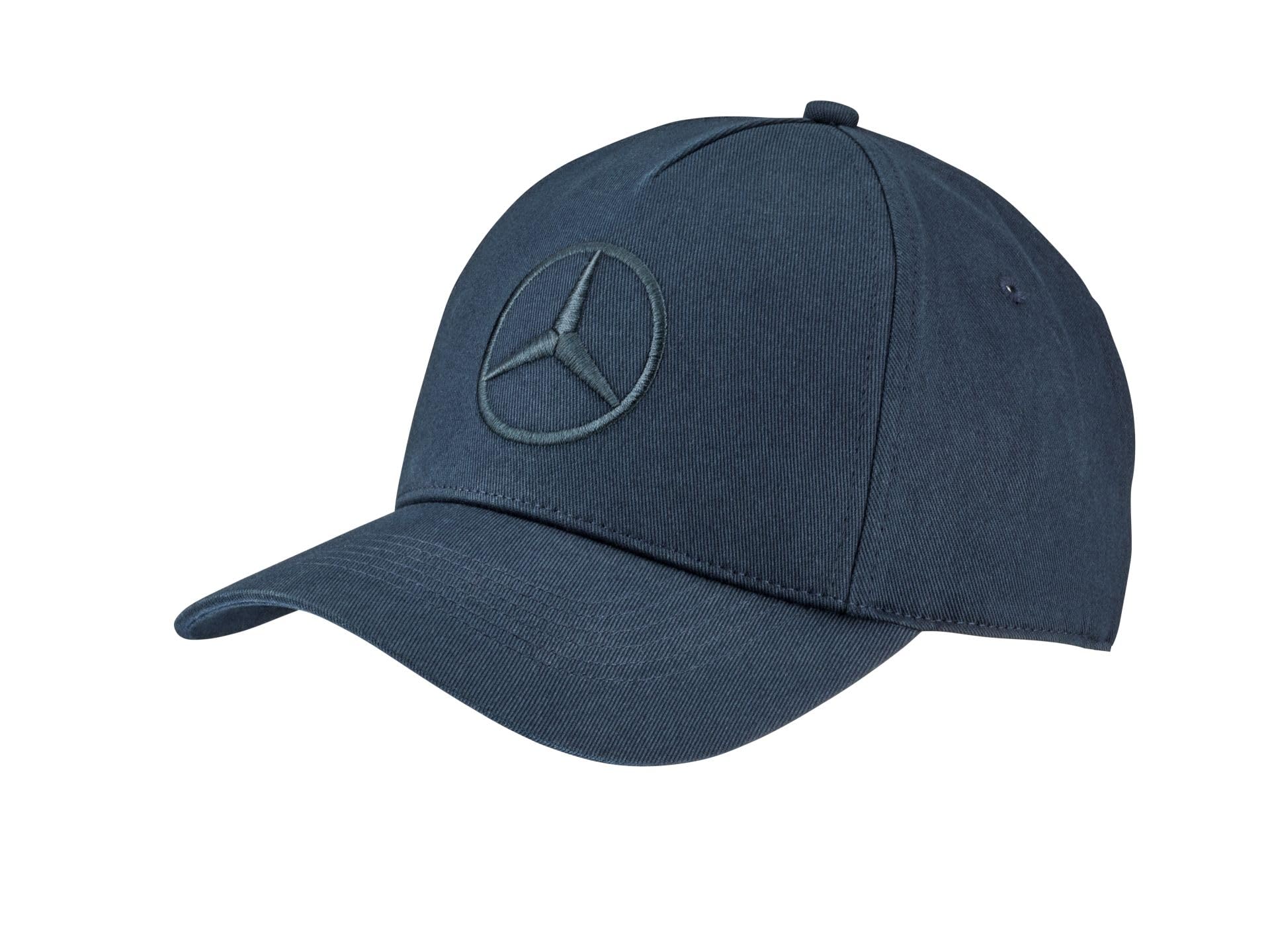 Mercedes-Benz Unisex 5-Panel Cap, Navy, Verstellbare Größe | Bio-Baumwolle, Freizeit & Sport, Ganzjährig, Metallschließe, Mercedes-Stern Design