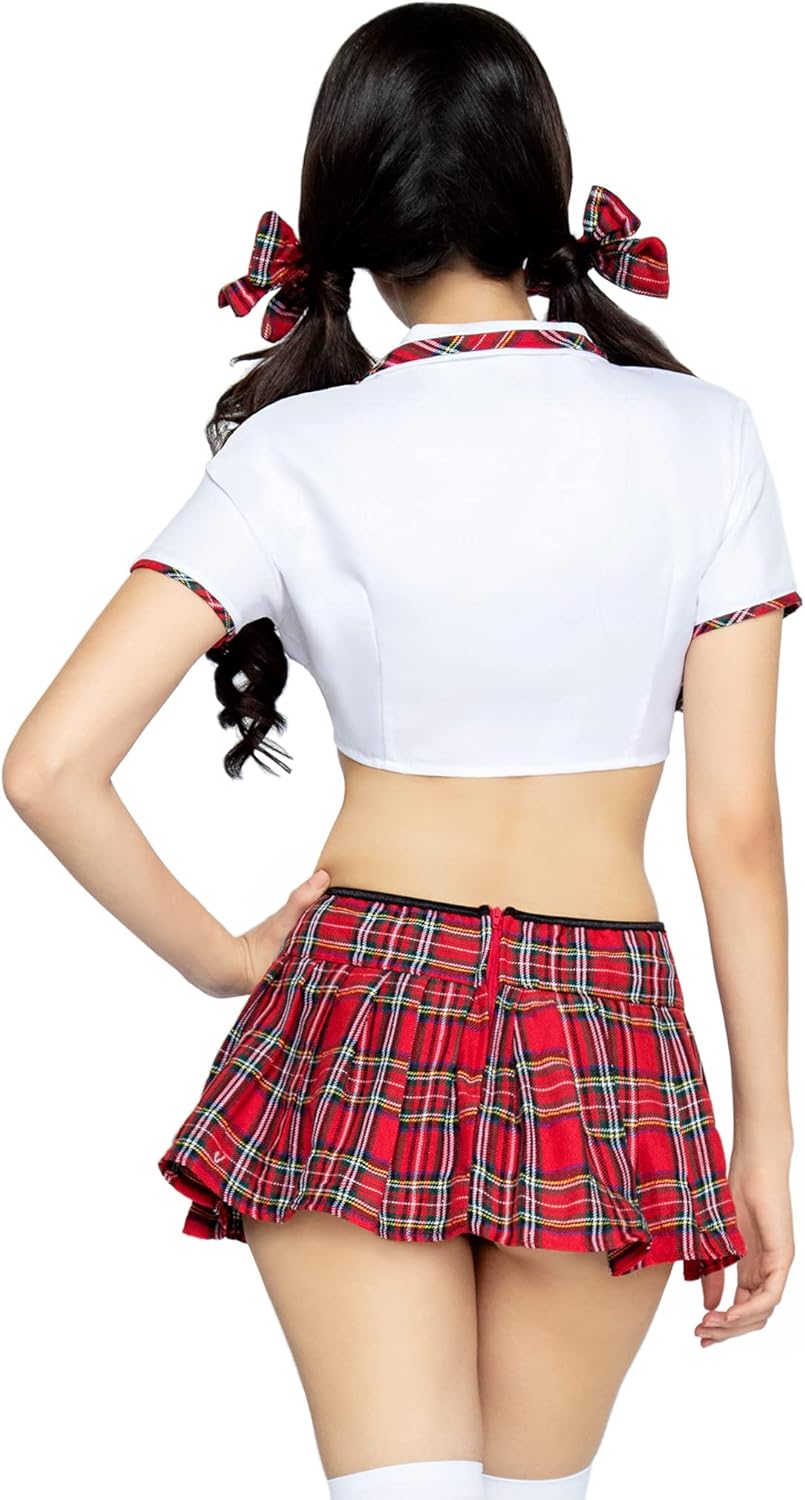 Leg Avenue Women's 4 Pc Miss Prep School Girl Costume - Image 2