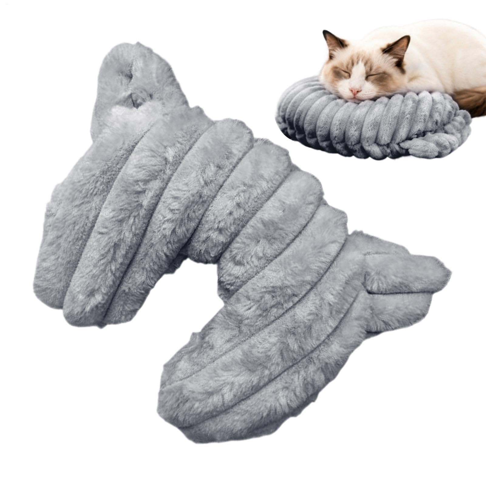Almohada para perros en forma de U lavable con soporte cervical para cachorros en viaje