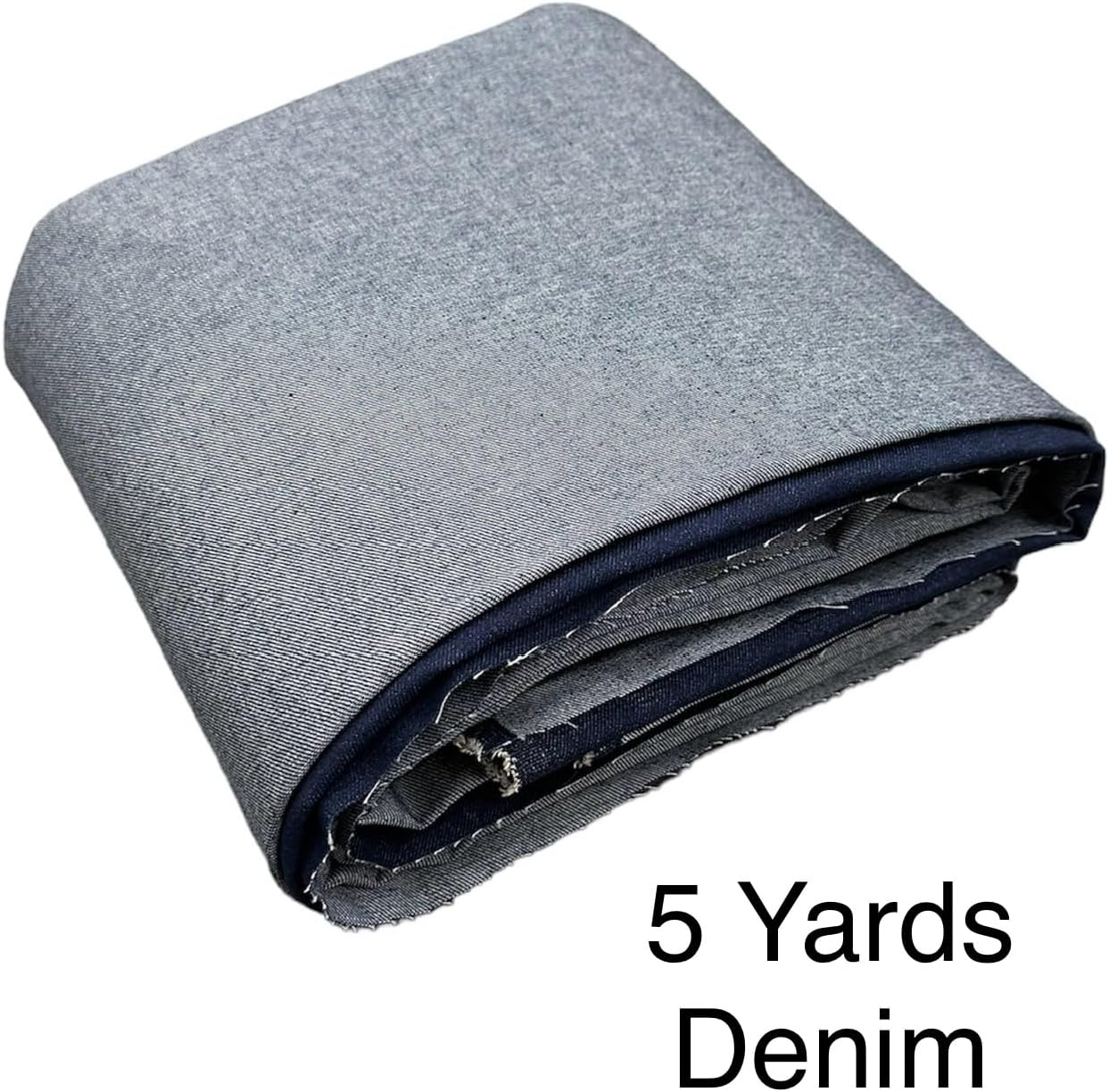 5 Yard Bolt - 60" Denim Cotton Fabric 100-Percent Cotton(F.G.L)