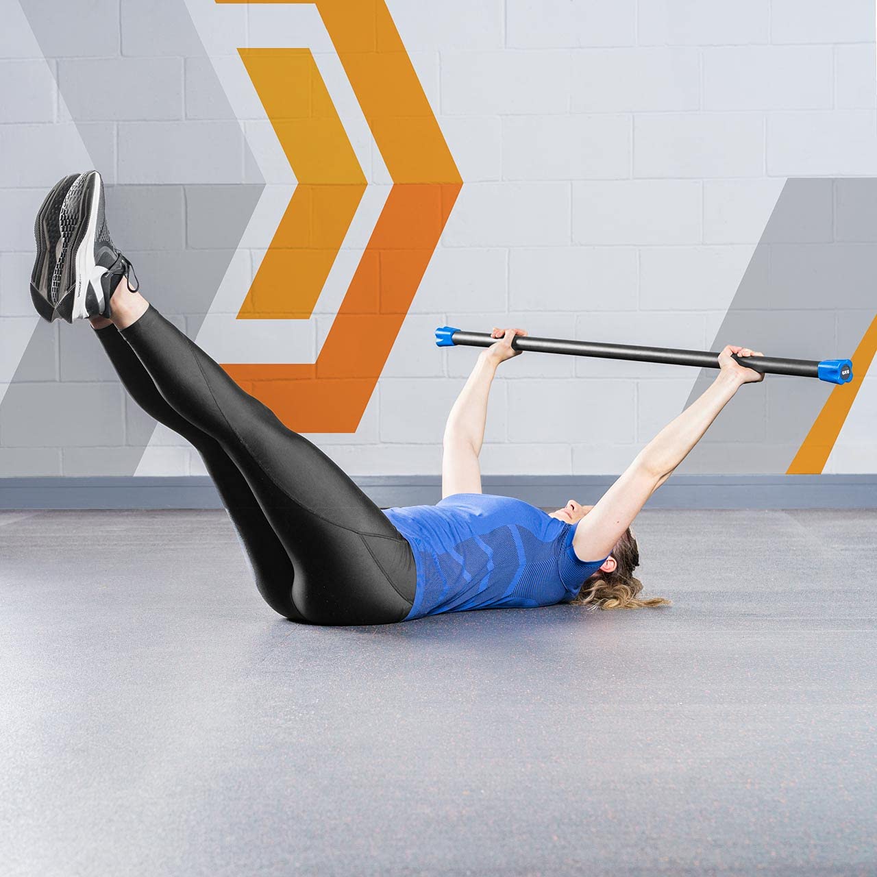 METIS Barra de Peso para Gimnasio - Barras para Fitness en Casa | 5X Opciones de Peso: 2kg a 10 kg | Exterior Acolchado con Espuma | Distribución Uniforme del Peso | Barra de Gimnasio en Casa
