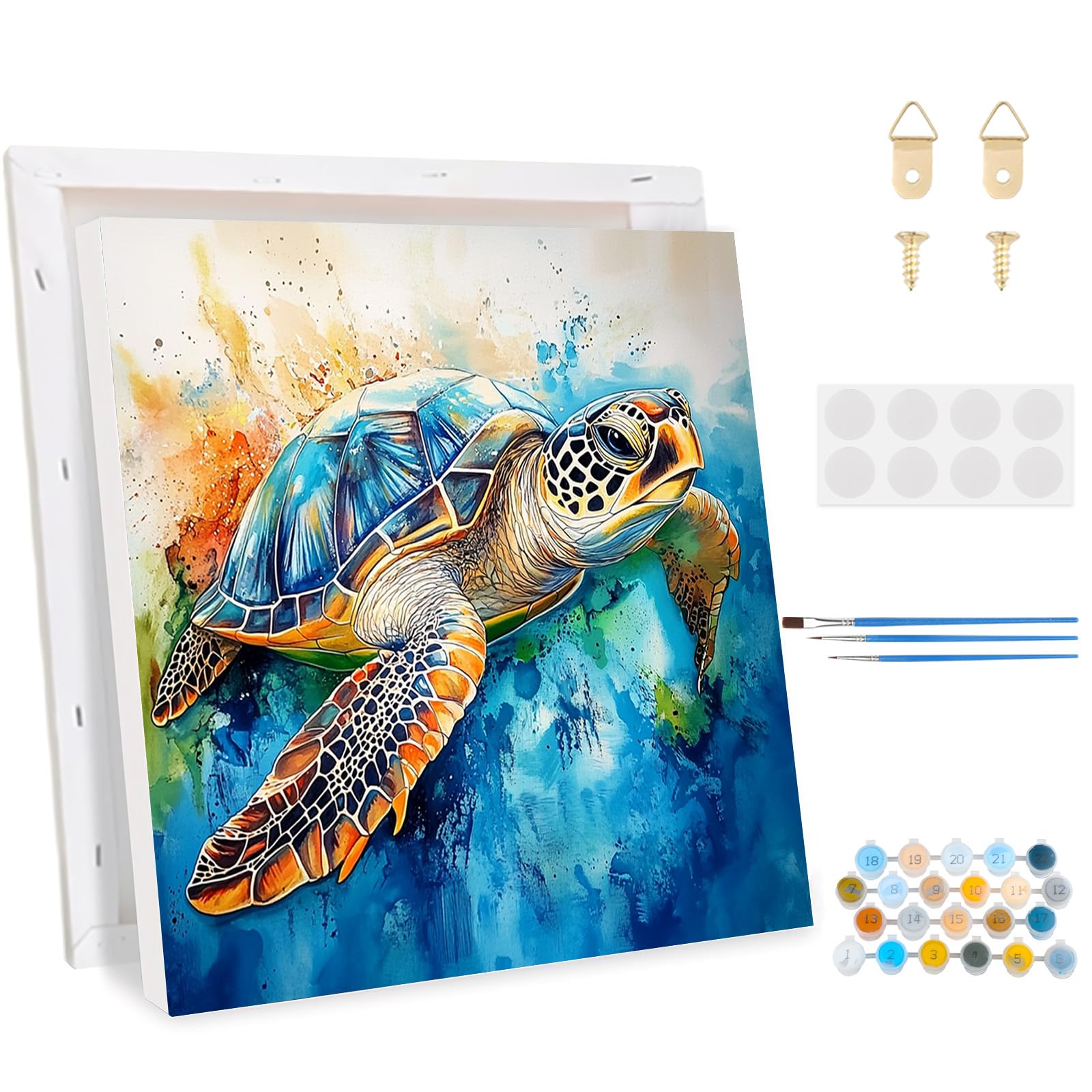 EZMLFA Malen Nach Zahlen Austin, Texas - 20x30cm DIY Kit