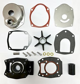 Compatible with Mercury 468M0113801 Water Pump Impeller Repair Kit for Mariner 30hp60hp 4Stroke Outboard