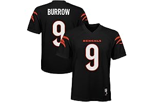Outerstuff Youth Joe Burrow Black Cincinnati Bengals Replica Player Jersey