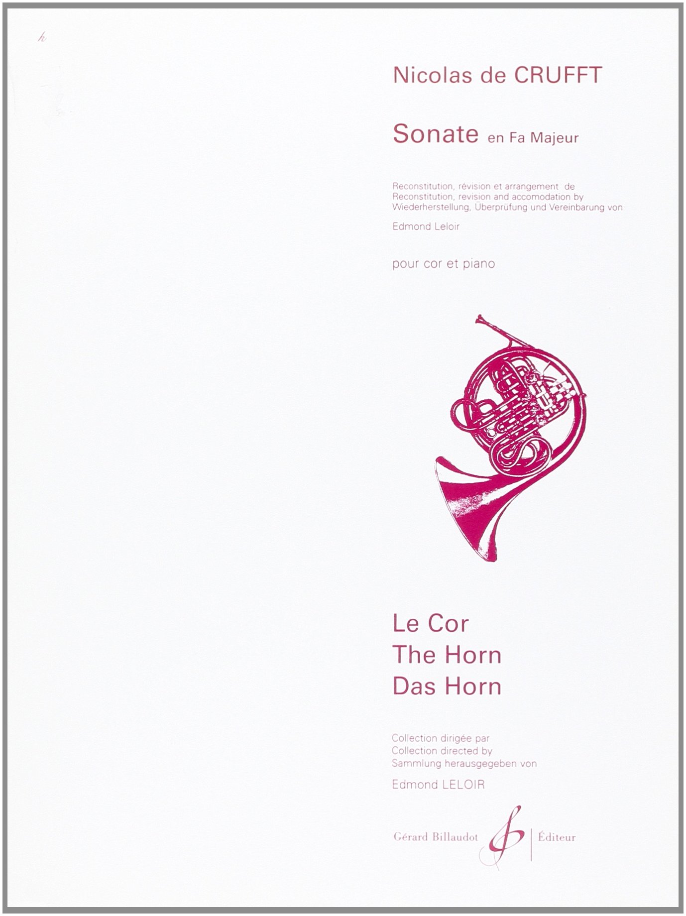 Sonate en Fa Majeur livre de musique de salon pour vos soirées musicales en famille