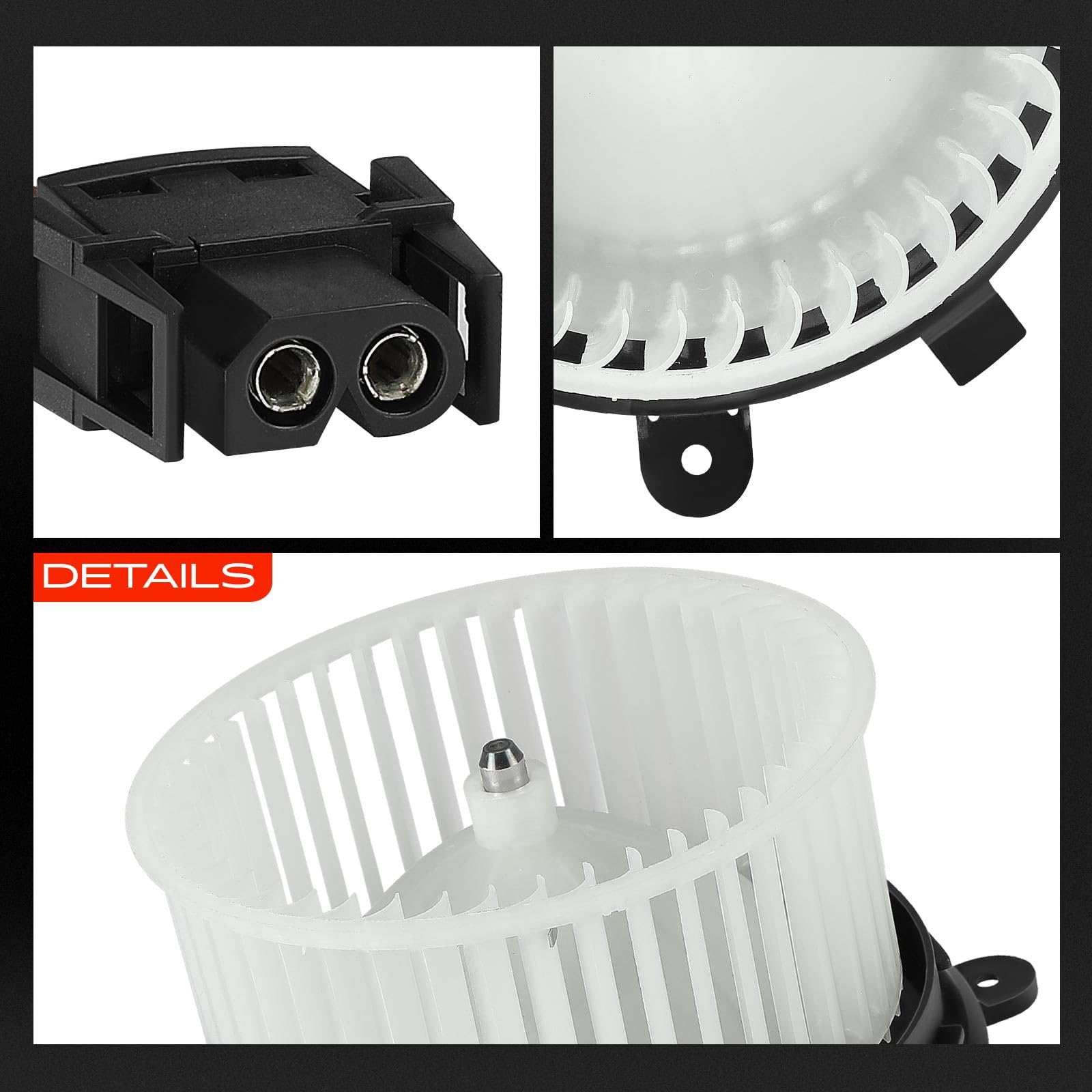 Frankberg Motore del ventilatore Ventilatore del riscaldamento Compatibile con GLK-Class X204 Classe E T-Model S212 Classe E W212 Classe C T-Model S204 Classe C W204 Replace# 2048200208