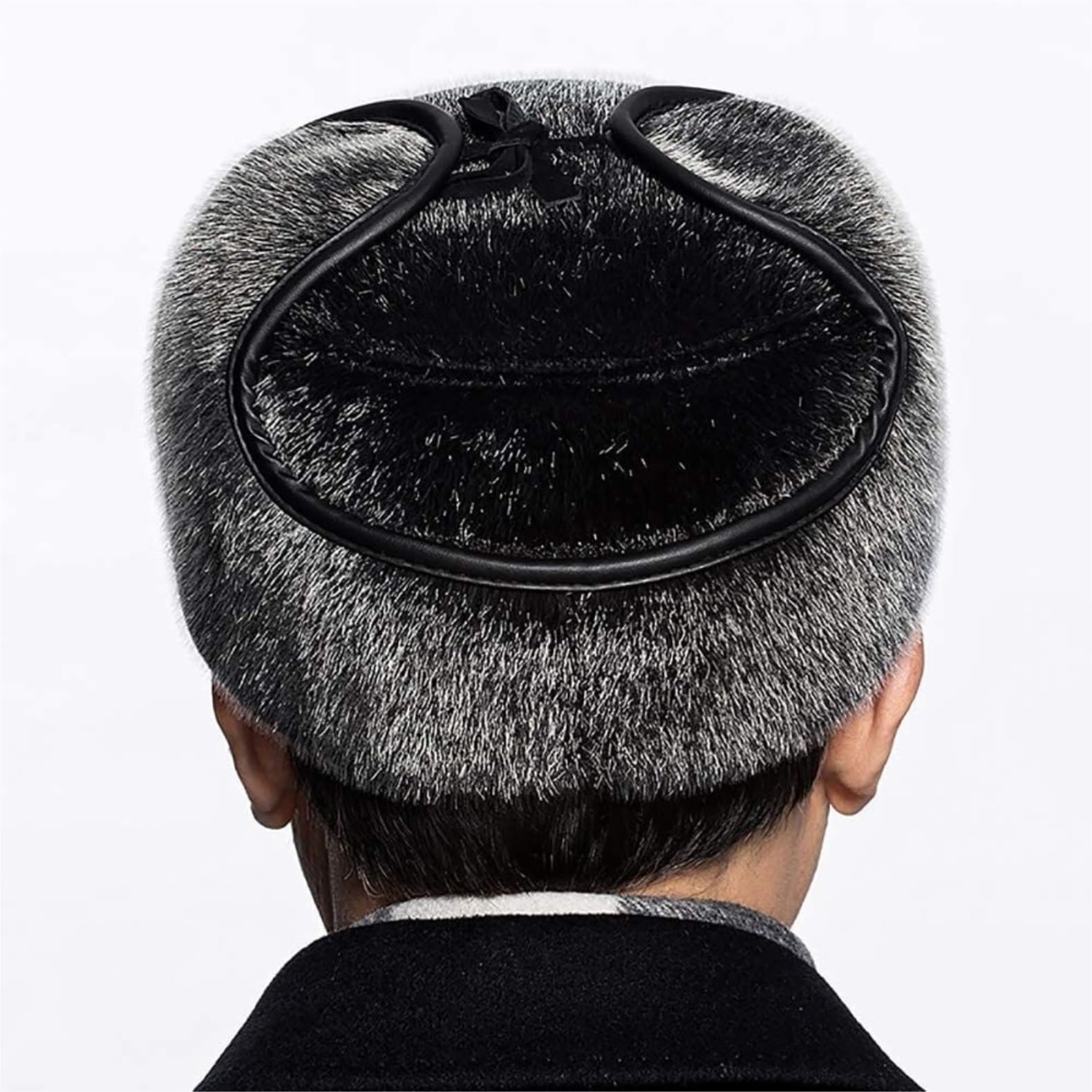 Mützen Winter Mützen Stirnband Unisex Wintermütze Ohrenwärmer WAM Mütze Für Ski Herren Winddicht Wintermütze (Color : Zwart, Size : 59cm)