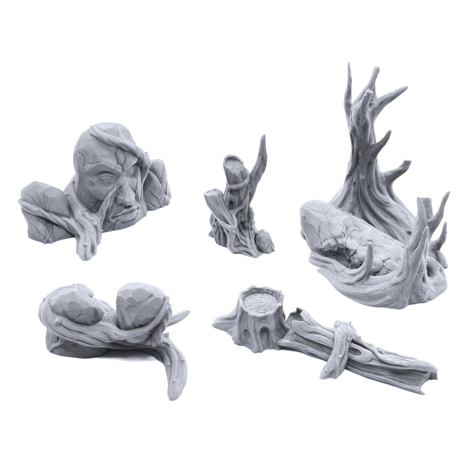 EnderToysMagical Forest Set - Expansion Set by Printable Scenery, 3D Printed Tabletop RPG Scenery and Wargame Terrain 28mm Miniatures