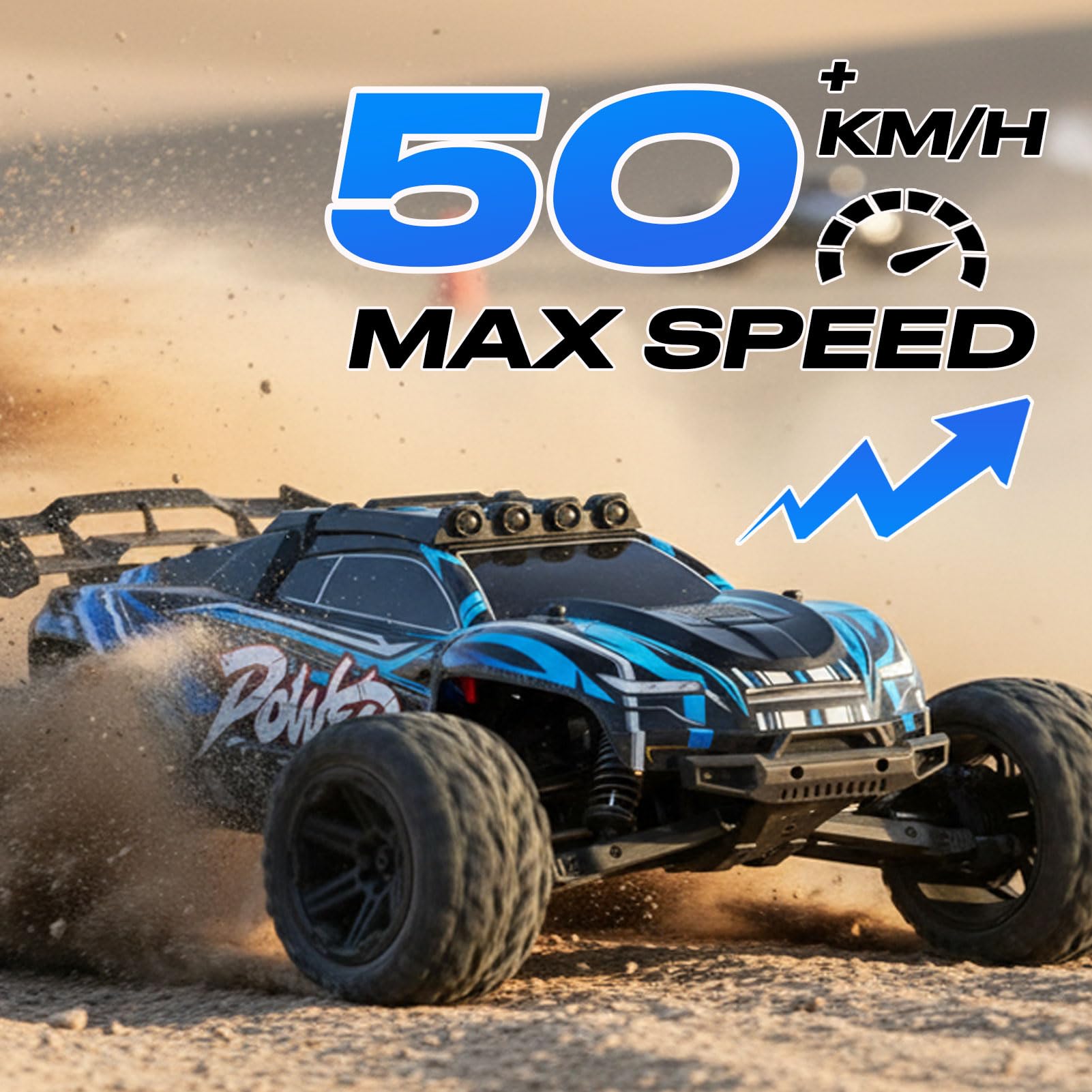 1:8 All Terrain Off Road RC Car, 50KM/H ad alta velocità Racing Drifting Climbing Vehicle