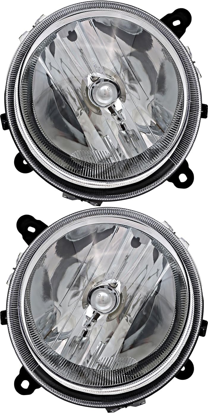 For Jeep Compass 2007-2010/Patriot 2007 2008 2009 2010 2011 2012 2013 2014 2015 2016 2017 Headlight Lamp Halogen Passenger Right Side