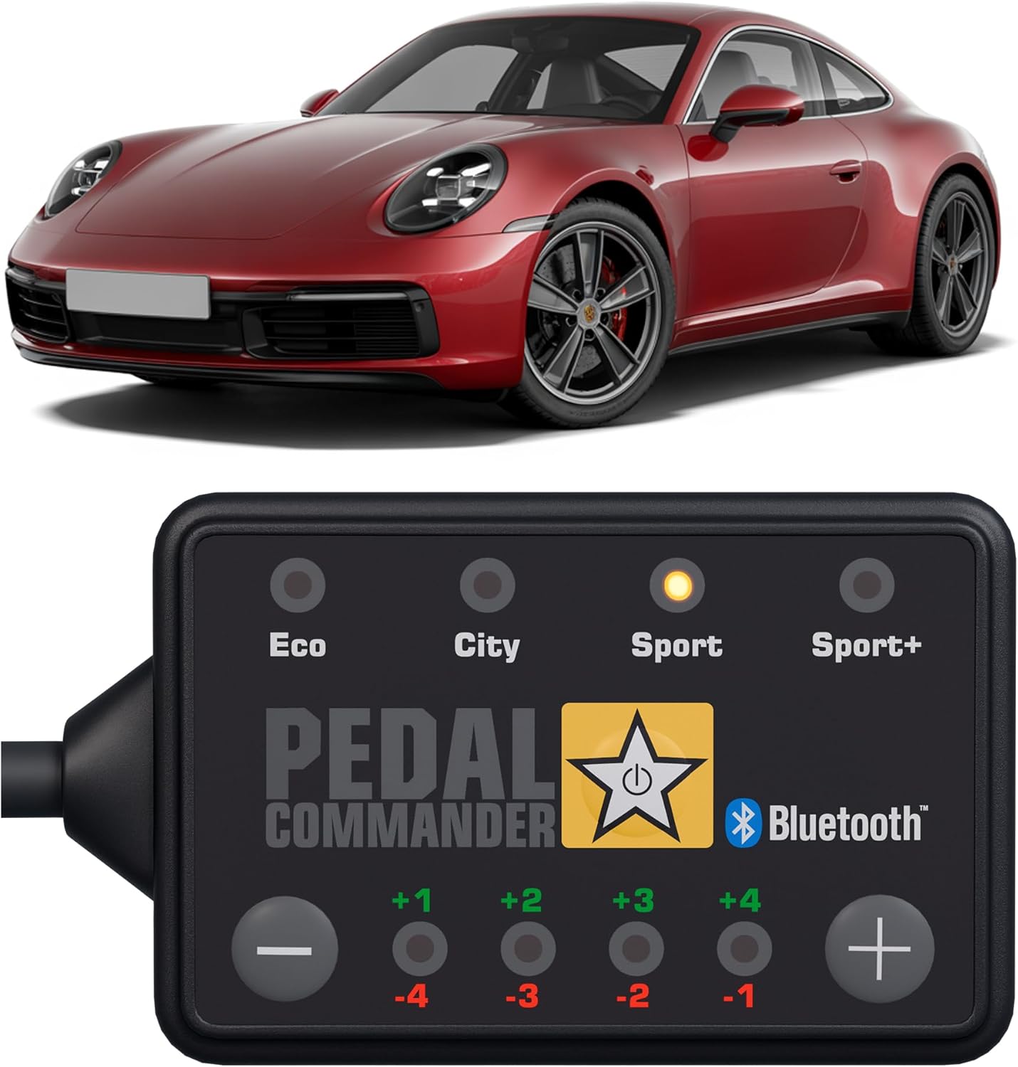 PEDAL COMMANDER for Porsche 911 2005-2025 Throttle Response Controller - 36 Driving Settings, Anti-Theft, App Control, Throttle Controller Performance Parts, 911 Accessories