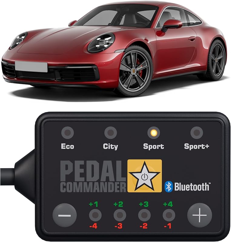 Controlador de resposta do acelerador PEDAL COMMANDER PC09 para Porsche 911 2005–2019