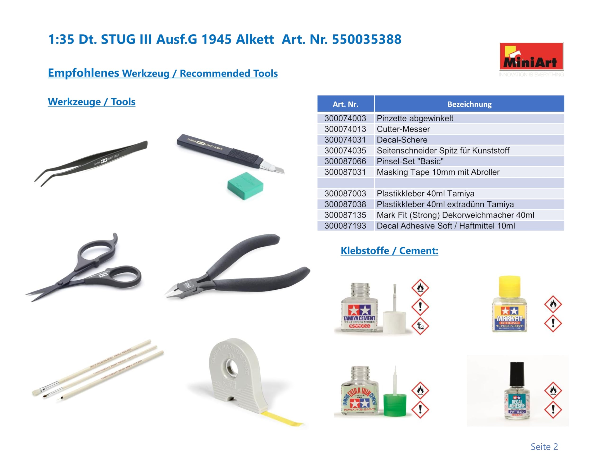Miniart Kit de modélisme MIN35388