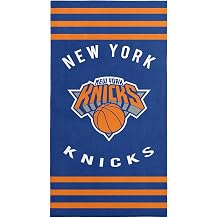Northwest NBA New York Knicks Stripes Beach Towel, Soft & Absorbent Pool Towel, Quick Dry, 30 x 60 inches